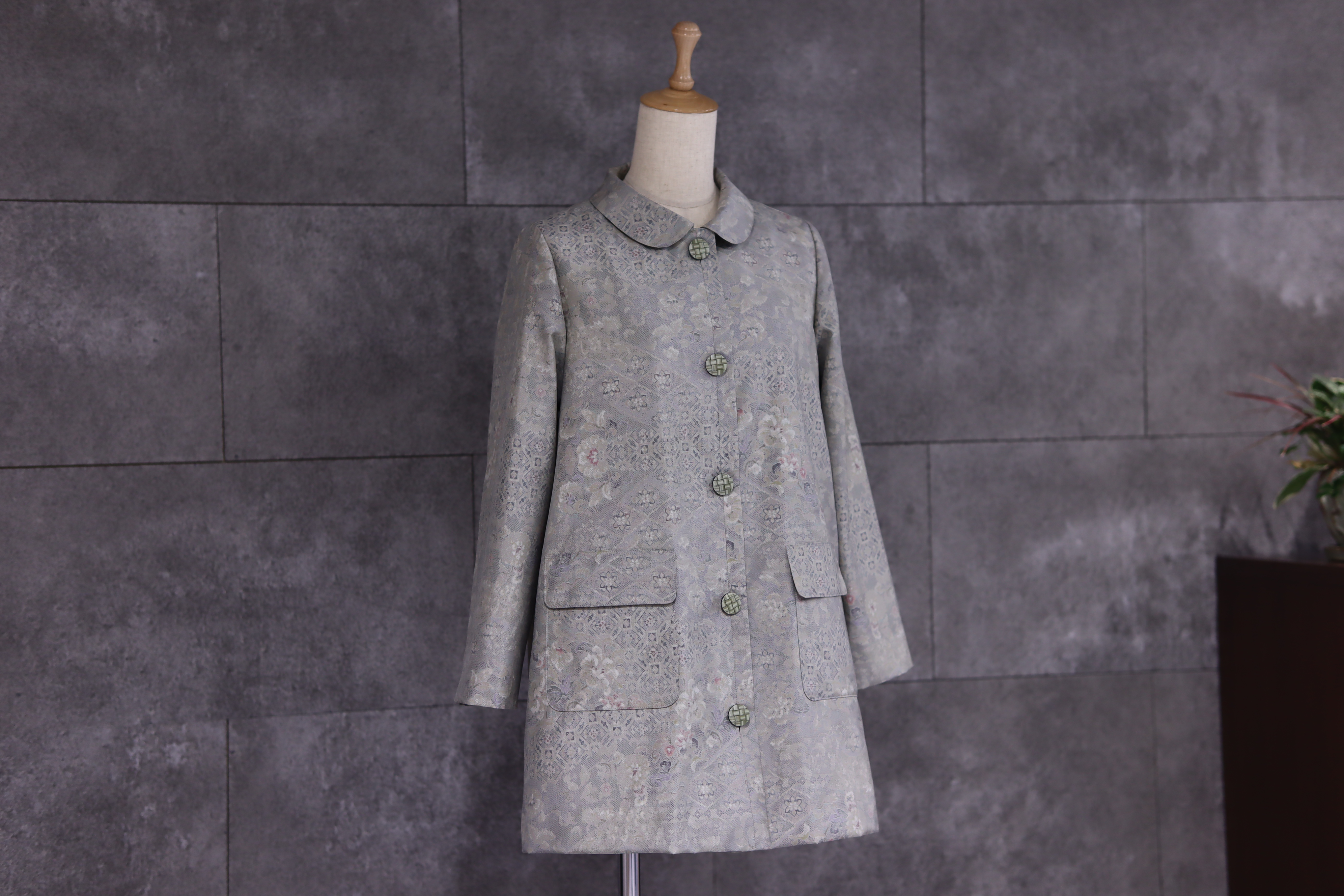 大島紬、フードコート／着物リメイク - 女性和服、着物