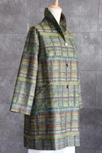 Ｓ様（千葉県） ウールの着物からショールカラーのコート | 着物 